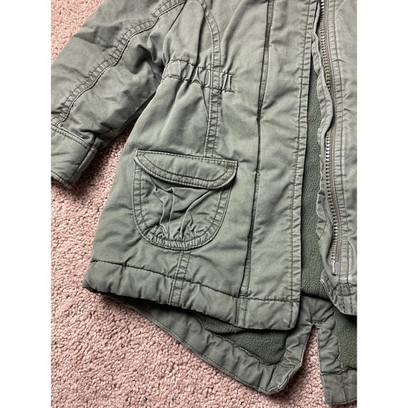 Old Navy Army Green Parka Jacket - Picture 2 of 5